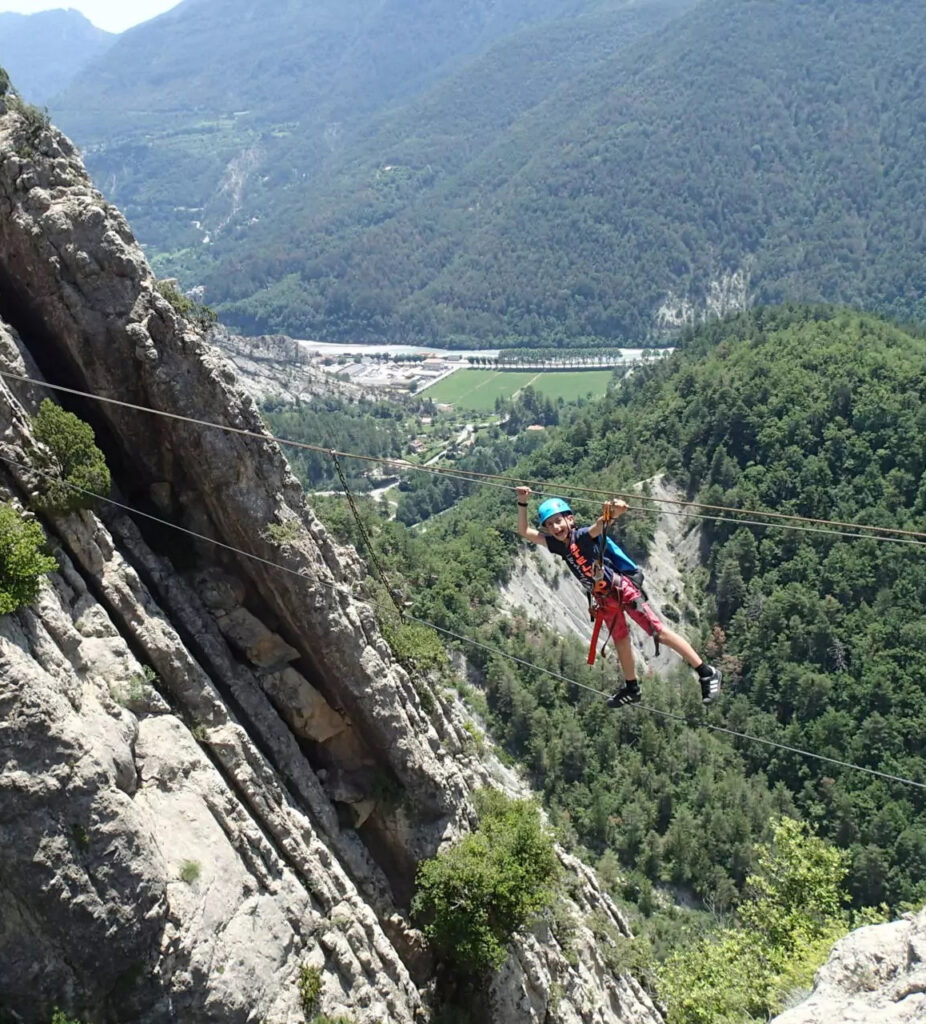 Photograph of the Via ferrata at Puget-Théniers