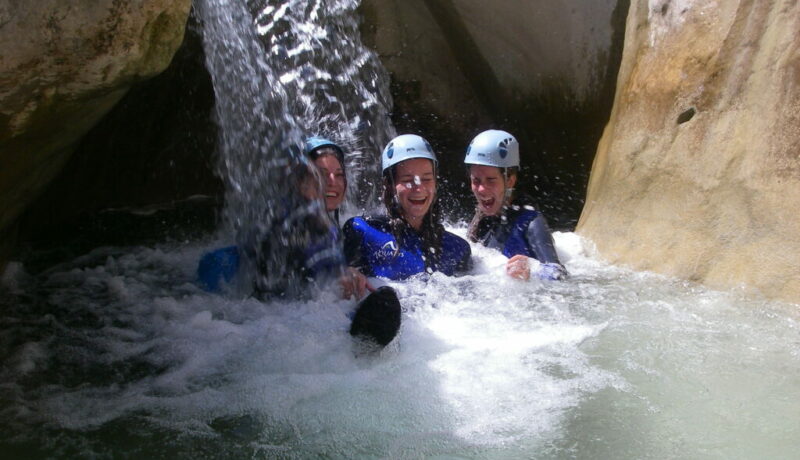 Canyoning im Val d'Angouire in den Gorges du Verdon