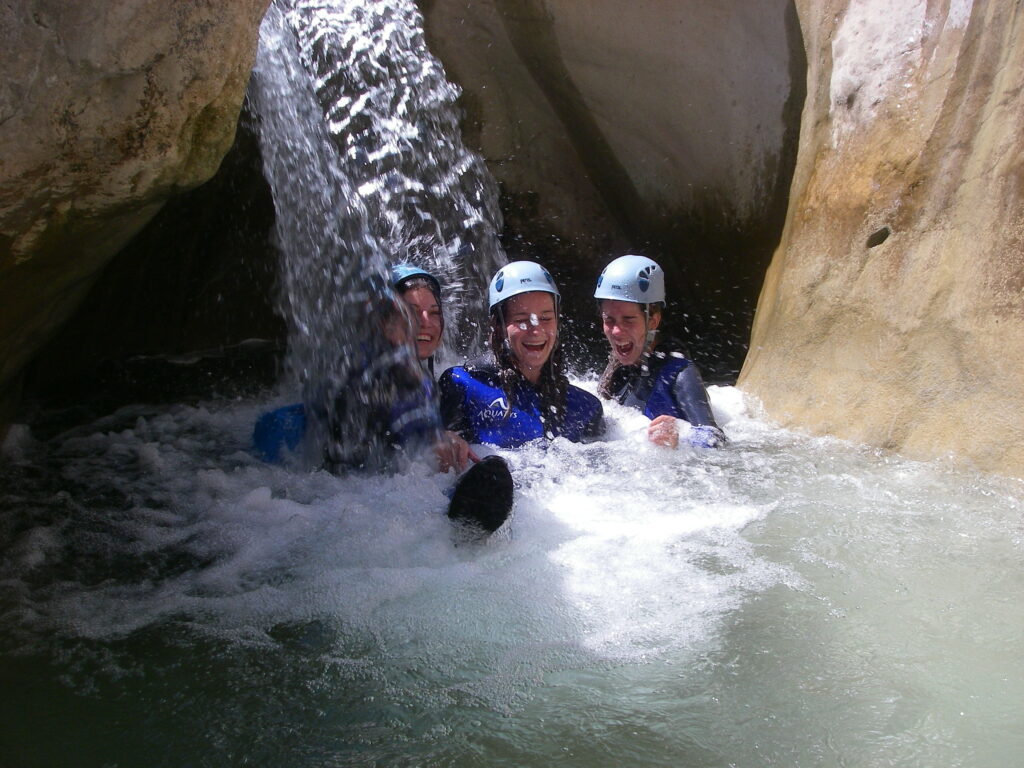 Canyoning at Val d'Angouire in the Gorges du Verdon